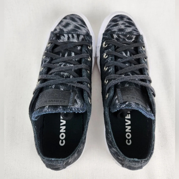 Converse All Star Shimmer Suede Low Top - Picture 6 of 10